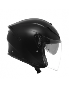 AGV 安全帽 K5 JET EVO 四分之三罩 內墨鏡 消光黑