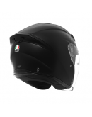 AGV 安全帽 K5 JET EVO 四分之三罩 內墨鏡 消光黑