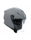 AGV 安全帽 K5 JET EVO 四分之三罩 內墨鏡 水泥灰