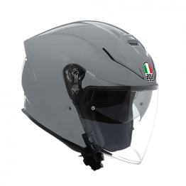 AGV 安全帽 K5 JET EVO 四分之三罩 內墨鏡 水泥灰