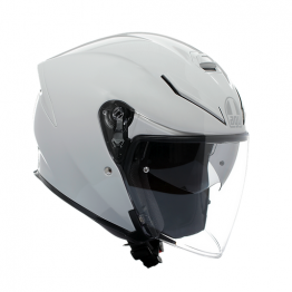 AGV 安全帽 K5 JET EVO 四分之三罩 內墨鏡 雪白