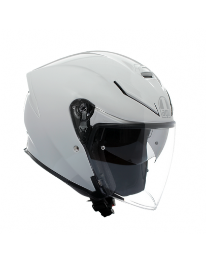 AGV 安全帽 K5 JET EVO 四分之三罩 內墨鏡 雪白