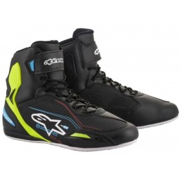 ALPINESTARS FASTER-3 SHOES 防摔 透氣 短筒車靴  #黑黃藍