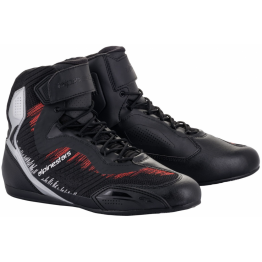 ALPINESTARS FASTER-3 RIDEKNIT SHOES 防摔 透氣 短筒車靴 #黑銀紅