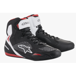 ALPINESTARS FASTER-3 RIDEKNIT SHOES 防摔 透氣 短筒車靴 #黑白紅