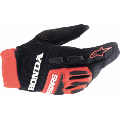 ALPINESTARS HONDA FULL BORE GLOVES BRIGHT RED/BLACK