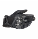 ALPINESTARS 防摔手套 SMX-R A星 休閒 短手套 夏季 透氣 觸控 碳纖維護具 亞洲限定 黑黑
