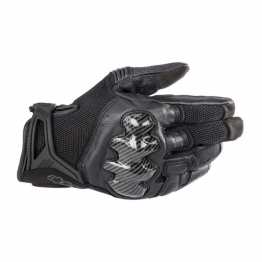 ALPINESTARS 防摔手套 SMX-R A星 休閒 短手套 夏季 透氣 觸控 碳纖維護具 亞洲限定 黑黑
