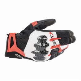 ALPINESTARS 防摔手套 SMX-R A星 休閒 短手套 夏季 透氣 觸控 碳纖維護具 亞洲限定 黑白紅