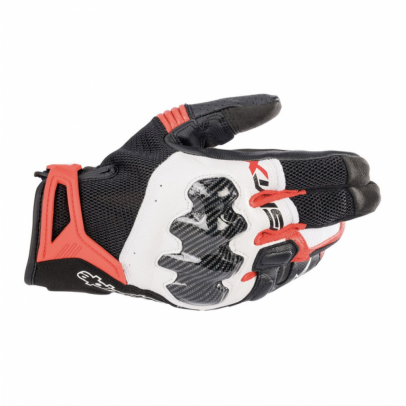 ALPINESTARS 防摔手套 SMX-R A星 休閒 短手套 夏季 透氣 觸控 碳纖維護具 亞洲限定 黑白紅