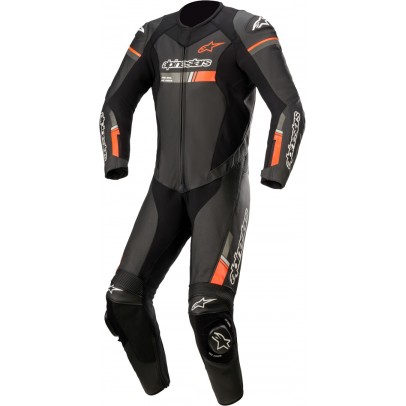 ALPINESTARS GP FORCE CHASER LEATHER SUIT 1PC 連身皮衣 黑紅