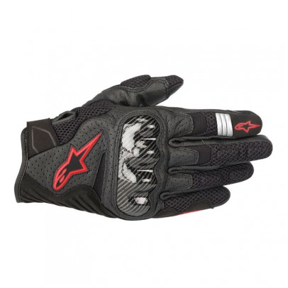 ALPINESTARS SMX-1 AIR V2 GLOVES 夏季 透氣 短手套 黑紅
