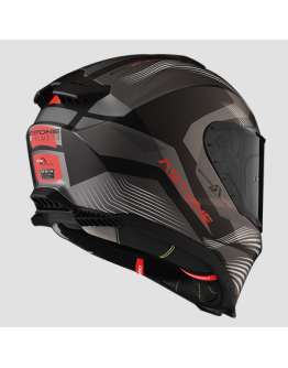 ASTONE GT6 YB3 彩繪 全罩式安全帽 消光黑紅