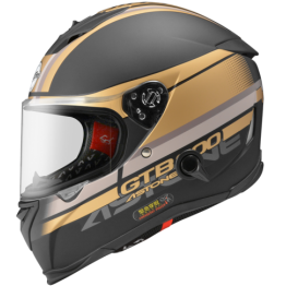 ASTONE GTB800 全罩安全帽 彩繪 平光黑/AO10金