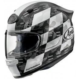 ARAI ASTRO-GX 頂規旅行帽 安全帽 彩繪 Checker White 消光白