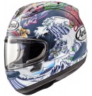 ARAI RX-7X 頂級 安全帽 彩繪 #ORIENTAL 浮世繪 消光藍