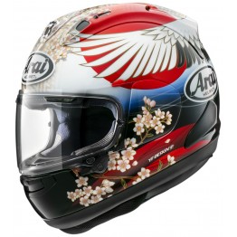 ARAI RX-7X 頂級 安全帽 彩繪 #TSUBASA 丹頂鶴