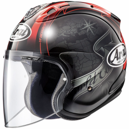 ARAI VZ-RAM 3/4罩安全帽 彩繪 HARADA TOUR BLACK #黑