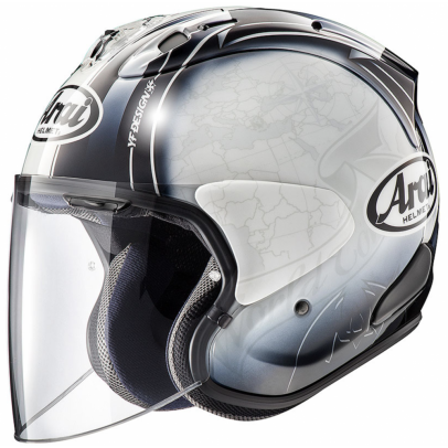 ARAI VZ-RAM 3/4罩安全帽 彩繪 #HARADA TOUR WHITE #白