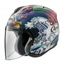 ARAI VZ-RAM Oriental 藍底消光 3/4罩安全帽 #浮世繪