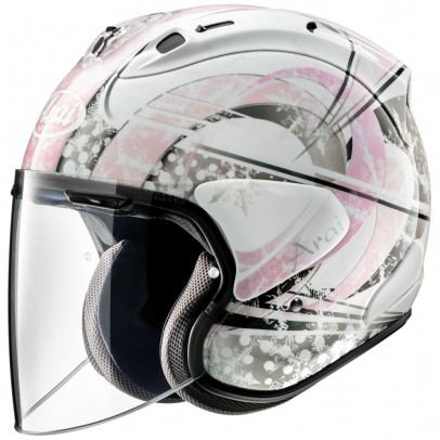 ARAI 四分之三罩安全帽 VZ-RAM 3/4罩安全帽 彩繪 SNOW DOME PINK 粉