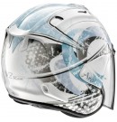 ARAI 四分之三罩安全帽 VZ-RAM 3/4罩安全帽 彩繪 SNOW DOME BLUE 藍