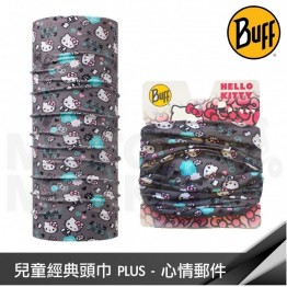 BUFF 魔術頭巾 兒童經典頭巾PLUS Kitty-心情郵件 BF118299-929