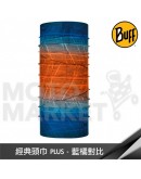 BUFF 魔術頭巾 經典頭巾PLUS 藍橘對比 BF120764-555