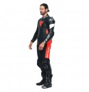 DAINESE TOSA 1 PCS LEATHER SUIT 連身皮衣 打洞 #黑紅