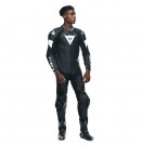 DAINESE TOSA 1 PCS LEATHER SUIT 連身皮衣 打洞 #黑黑白