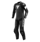 DAINESE TOSA 1 PCS LEATHER SUIT 連身皮衣 打洞 #黑黑白