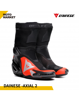 Dainese Axial 2 BOOTS  黑螢光紅內靴車靴 賽事級車靴