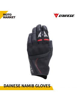 DAINESE NAMIB GLOVES 夏季短手套 防摔手套 觸控 #黑黑