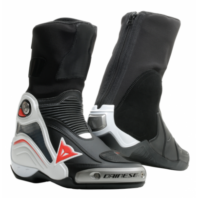 Dainese Axial D1 Boots 頂級賽車靴 內靴 BLACK/WHITE/RED-LAVA #黑白紅