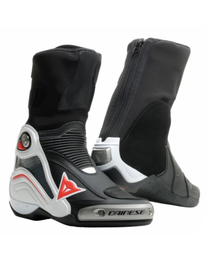 Dainese Axial D1 Boots 頂級賽車靴 內靴 BLACK/WHITE/RED-LAVA #黑白紅