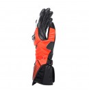 DAINESE CARBON 4 LONG GLOVES 碳纖維護具 皮革長手套 #黑紅白