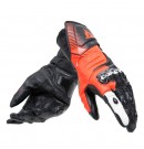 DAINESE CARBON 4 LONG GLOVES 碳纖維護具 皮革長手套 #黑紅白