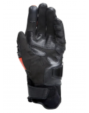 DAINESE CARBON 4 SHORT GLOVES 碳纖維護具 皮革短手套 #黑紅