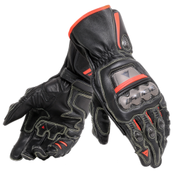 DAINESE FULL METAL 6 GLOVES 頂級長手套 鈦合金 #黑黑紅