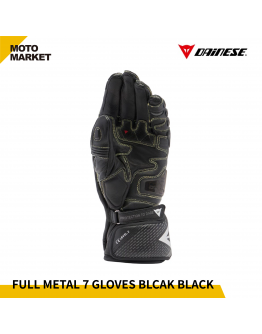 DAINESE 防摔手套 FULL METAL 7 GLOVES 摩托車手套 黑黑配色