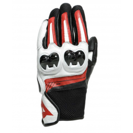 DAINESE MIG 3 UNISEX LEATHER GLOVES  夏季短手套  防摔 #黑白紅