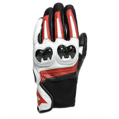 DAINESE MIG 3 UNISEX LEATHER GLOVES  夏季短手套  防摔 #黑白紅