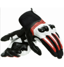 DAINESE MIG 3 UNISEX LEATHER GLOVES  夏季短手套  防摔 #黑白紅