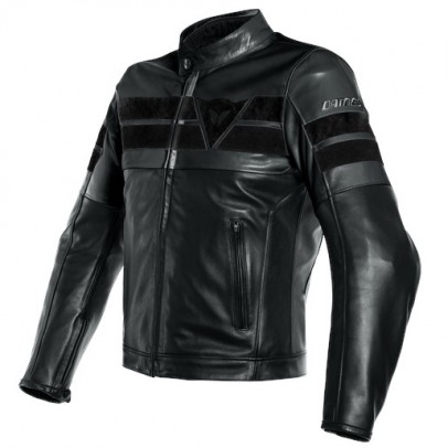 DAINESE 8-TRACK LEATHER JACKET 黑黑黑