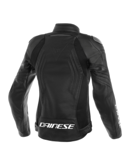 DAINESE RACING 3 PERF. LADY LEATHER JACKET 皮衣 打洞 鋁合金護肩 #黑黑黑