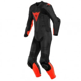 DAINESE LAGUNA SECA 5 1PC 連身皮衣 打洞 #黑紅