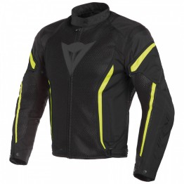 DAINESE AIR CRONO 2 TEX JACKET 黑黑黃 