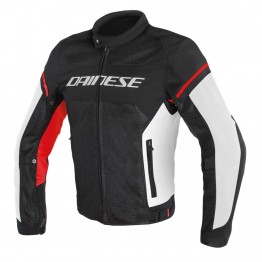 DAINESE AIR FRAME D1 TEX JACKET 黑白紅