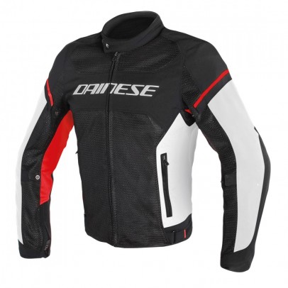 DAINESE AIR FRAME D1 TEX JACKET 黑白紅
