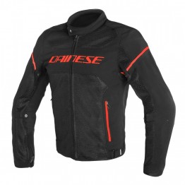 DAINESE AIR FRAME D1 TEX JACKET 黑黑紅